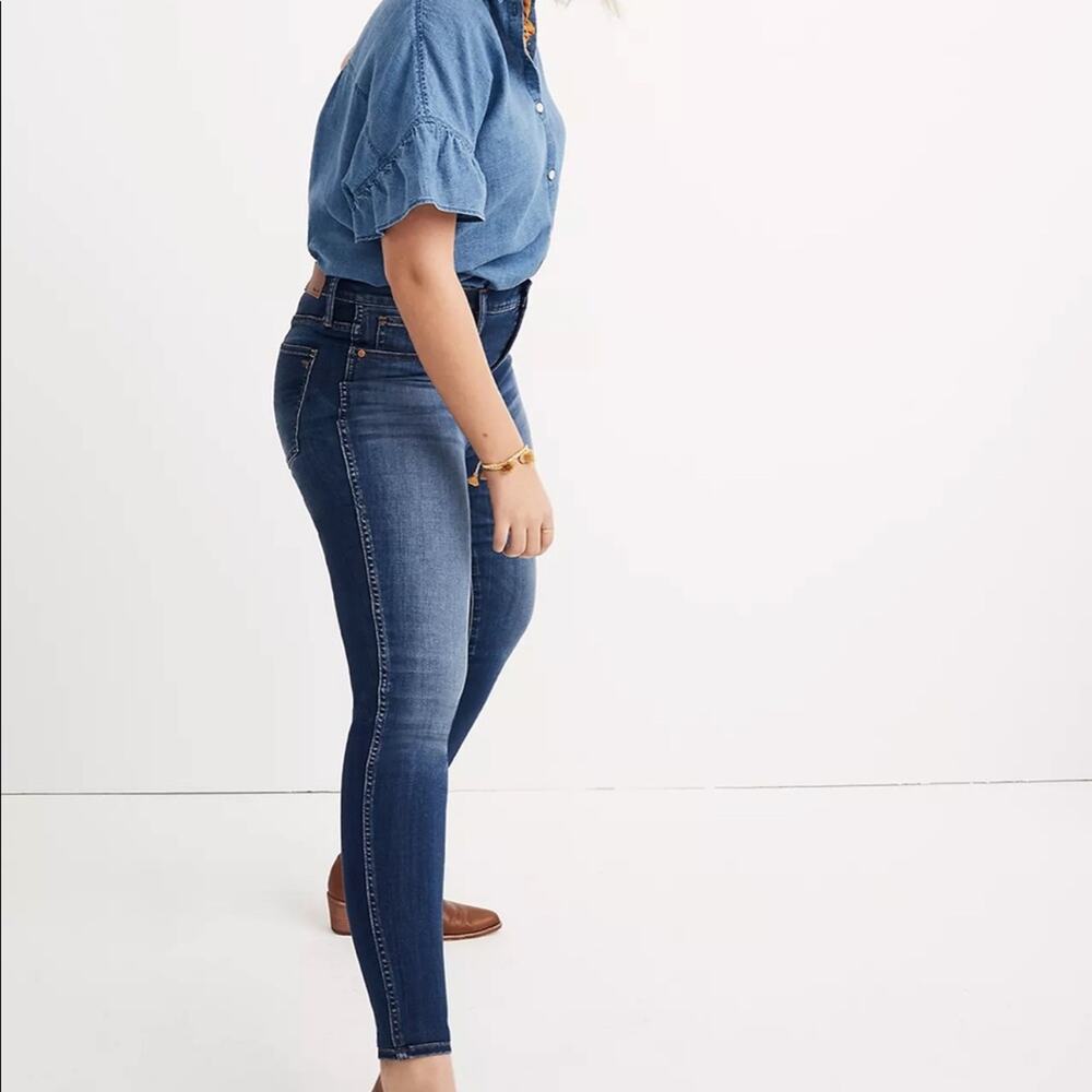 Madewell 10" High-Rise Skinny Jeans Plus Size 35W - Picture 2 of 9